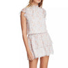 1.State Clothing XS Floral Ruffled Smock Neck Mini Dress