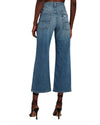 "Violette" Mid-Rise Cropped Boyfriend Jeans