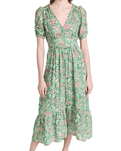 Green Jade Camelia Dress