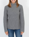 360 Cashmere Clothing Small Grey Mockneck Sweater