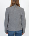 360 Cashmere Clothing Small Grey Mockneck Sweater