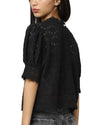 Sea New York Black Eyelet Top