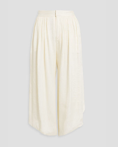 ETRO Metallic Silk Blend Jacquard Culottes