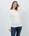 6397 Clothing Small Cream Silk Sweater