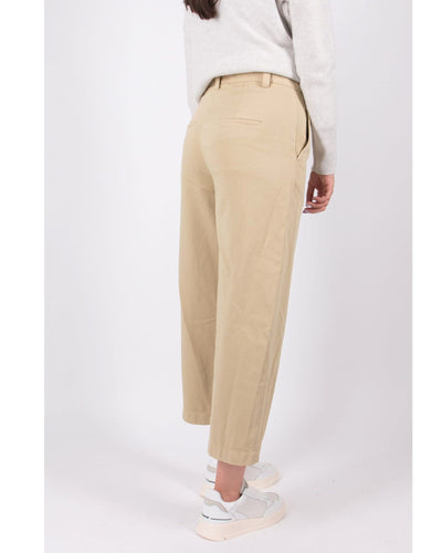 Vince Washed Cotton Mid-Rise Crop Pants