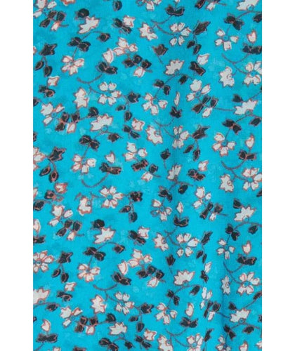 Samara Silk Blue Floral Max Dress