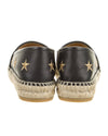 GUCCI Calfskin Bee Star Embroidered Espadrilles