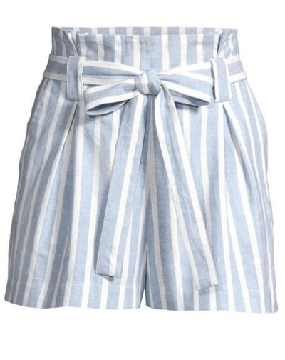 High Rise Stripe Short