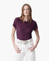 Third Round-Neck Linen T-Shirt