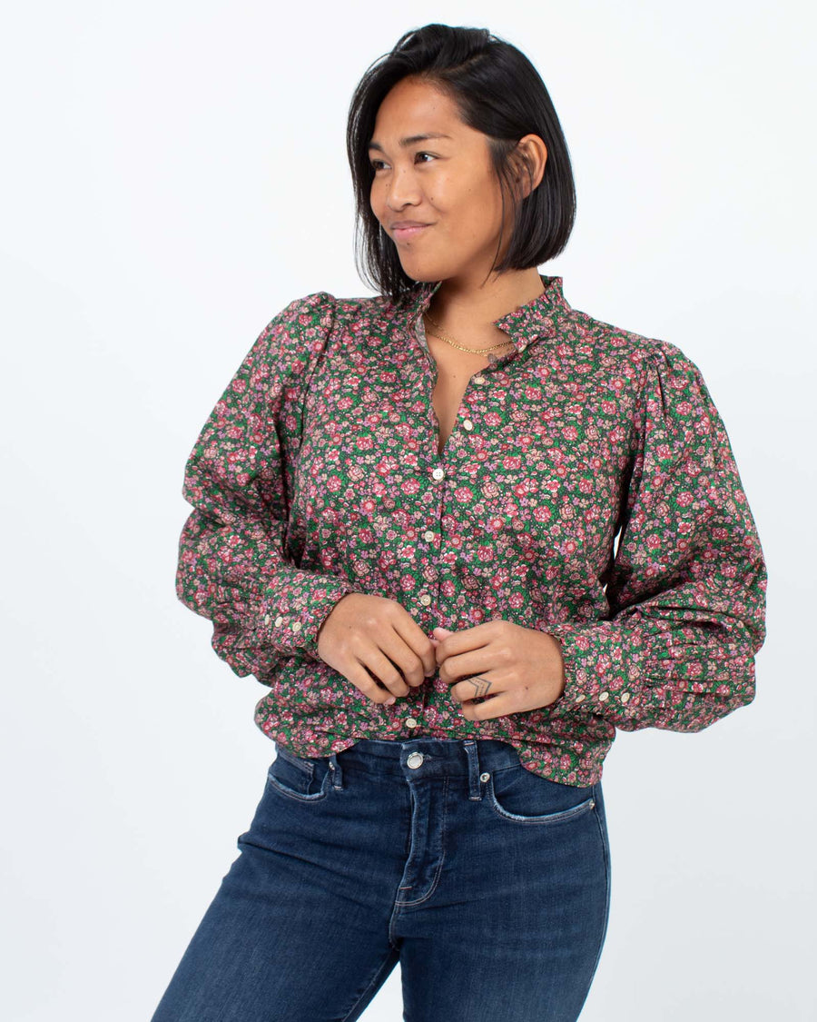 Forest Floral Blouse