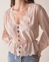 Elayne Top in Sundried Rose