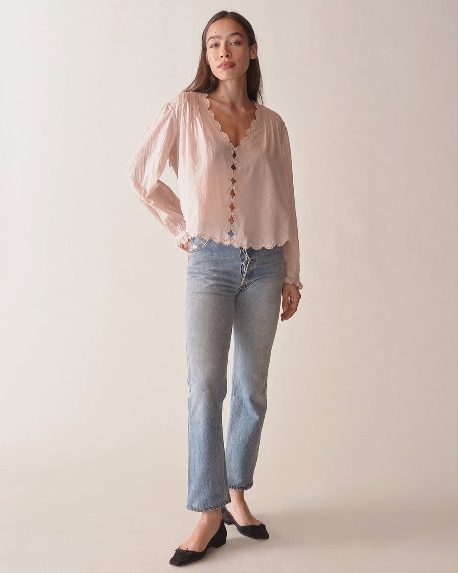 Elayne Top in Sundried Rose