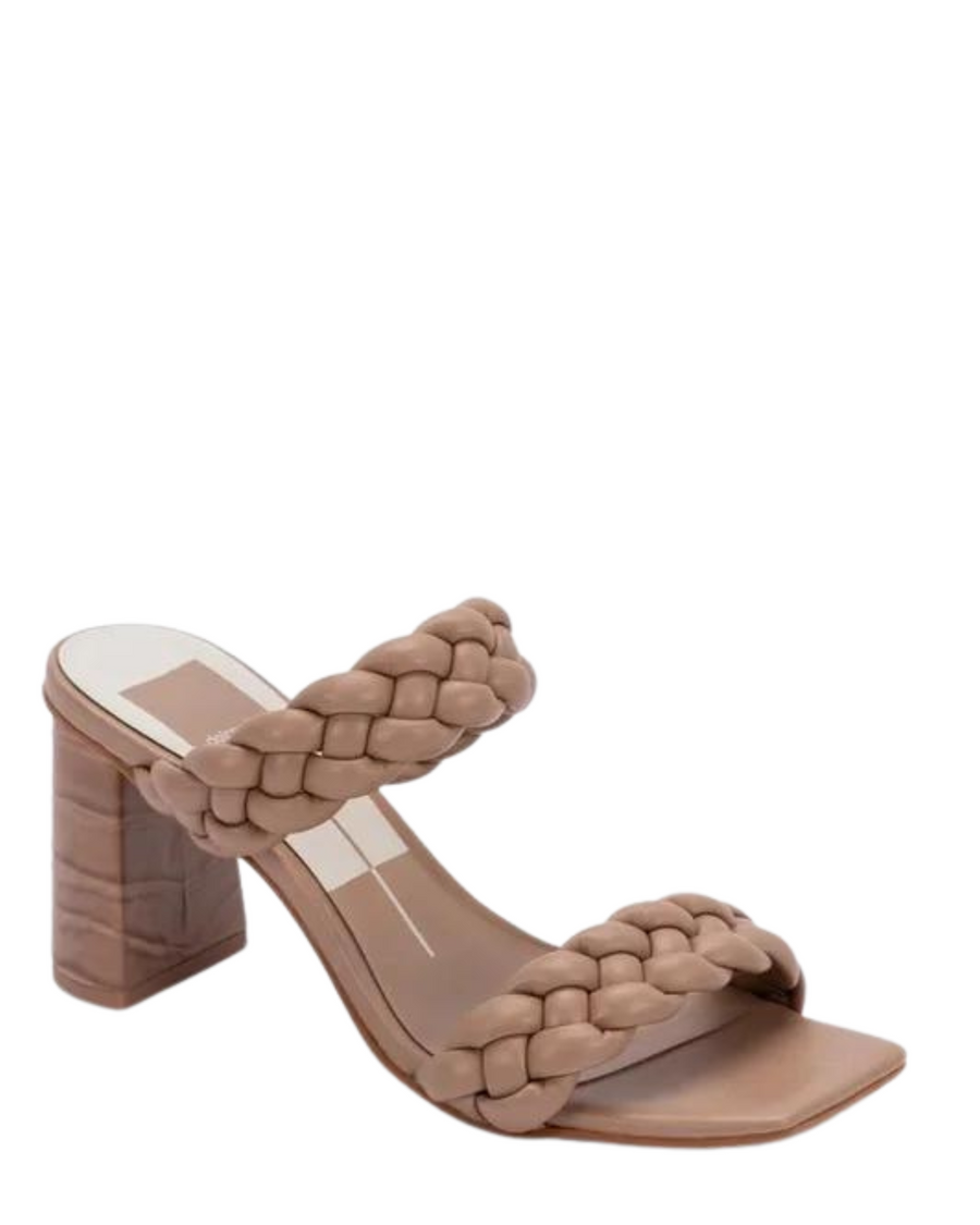 Dolce Vita Nasha Woven Faux Leather Heels