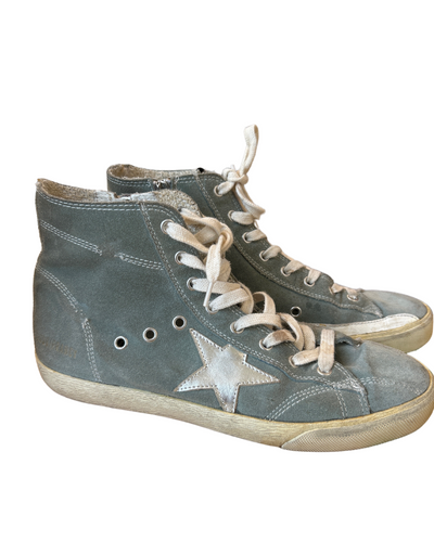 Golden Goose Laminated Star Leather Heel Stitching