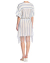 Striped Cotton Gauze Cover Up Dress