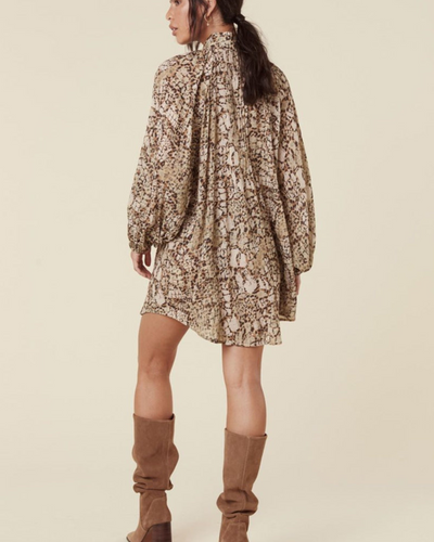 Spell 1985 Shirt Dress-Honeycomb