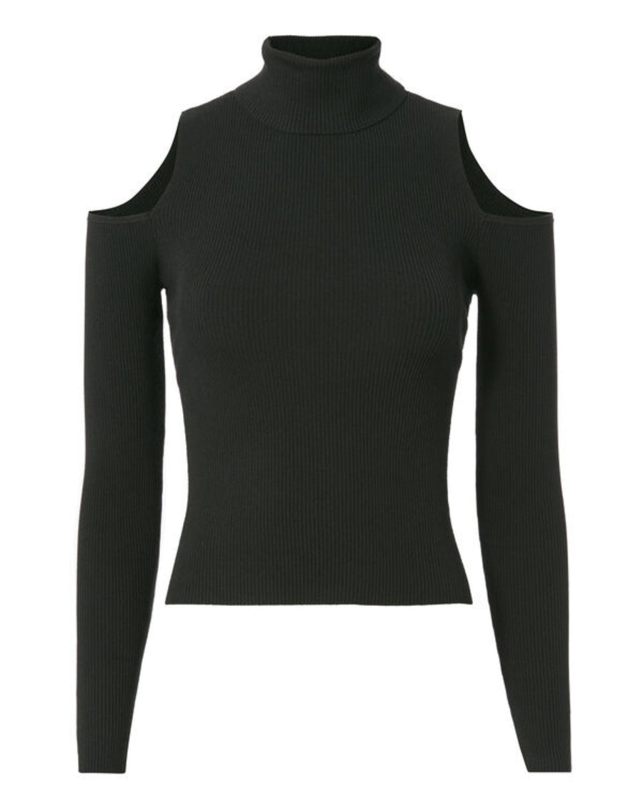 A.L.C. Clothing Small Mervyn Cold Shoulder Turtleneck