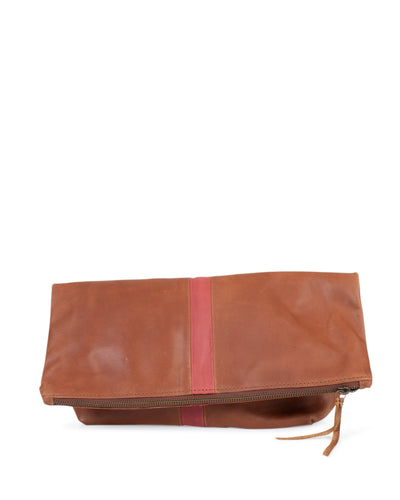 ABLE Bags Medium "Emmet" Leather Fold Over Clutch