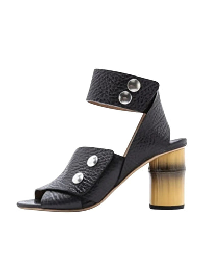 Acne Studios Shoes Small | US 6 Leather Sandal with Bamboo Heel