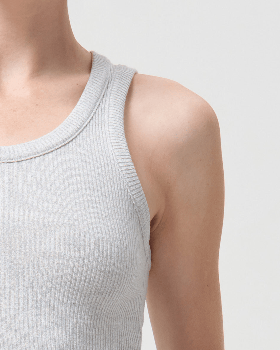 AGOLDE Clothing XS Poppy Scoop Tank-Grey