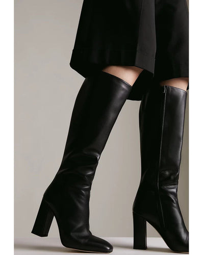 ALAÏA Shoes Large | US 10 I IT 40 Patent Leather Knee-Hight Boots