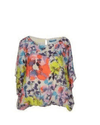 Alice + Olivia Clothing Medium Alice And Olivia Silk Printed Blouse