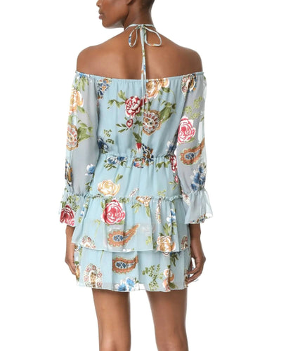 Alice + Olivia Clothing Small Waylon Off-the-Shoulder Bouson Dress