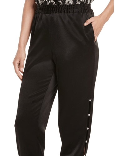 Alice + Olivia Clothing XS Pete Embellished Side Jogger Pants