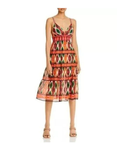 Alice + Olivia Clothing XS | US 0 'Santina' Tiered Midi Dress