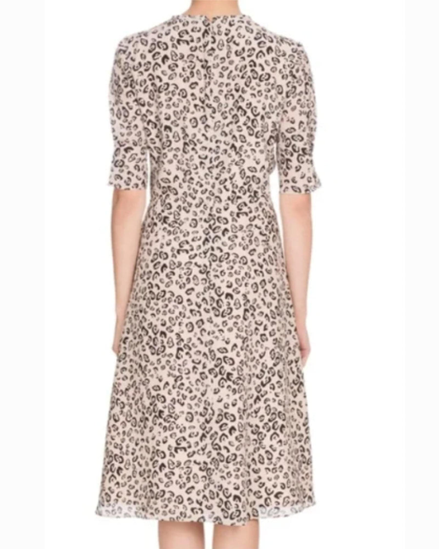 Altuzarra Clothing Small "Jae" Animal Print Silk Dress