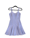 Amanda Uprichard Clothing Small Steel Blue Mini Dress