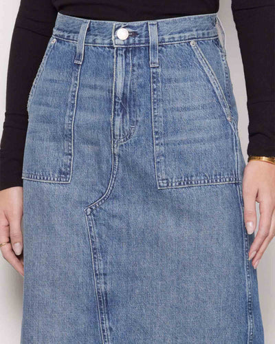 AMO Clothing Small | US 26 "Welder" Denim Skirt