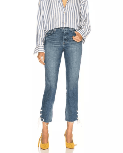 AMO Clothing XS | US 25 Babe Lace-Up Jeans