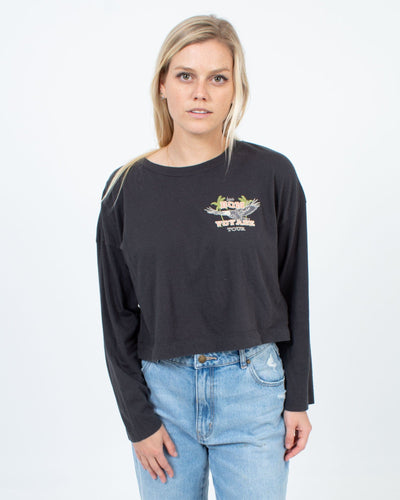 Amuse Society Clothing Small Cropped Graphic Tee