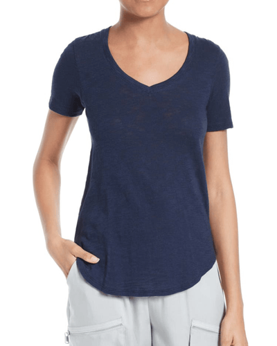 ATM Clothing Small V-Neck Slub Cotton T-Shirt