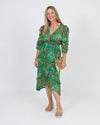 BA&SH Clothing Small Floral Ruffle Dress