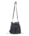 Balenciaga Bags One Size Black Leather Bucket Bag