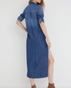 Bella Dahl Clothing Medium Maxi Shirt Dress