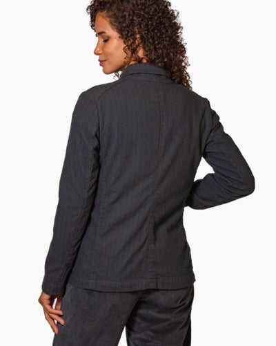 BSBEE Clothing Medium Navy "Pampa" Blazer in "Fog"