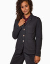 BSBEE Clothing Small "Pampa" Navy Pinstripe Blazer