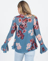 byTiMo Clothing XS Floral Ruffle Cuff Blouse