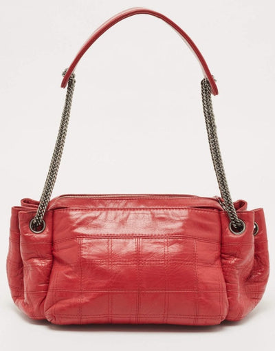 Chanel Bags One Size Chanel Red Bar Quilted Leather Lax Accordion Bag