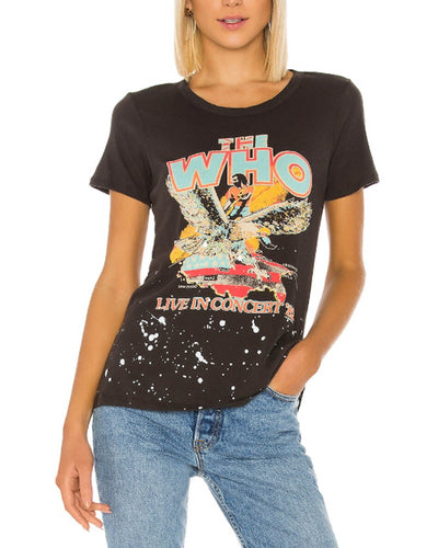 CHASER Clothing Small "The Who" Vintage Black Tee