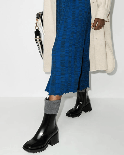 Chloé Shoes Large | US 10 Chloe Betty Rib Cuff Waterproof Rain Boots