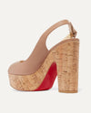 Christian Louboutin Shoes Small | US 6 "Dona Anna" in "Nude/Natural" Platform Sandals