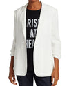 Cinq a Sept Clothing Small | 6 "Khloe Crepe Ruched" Blazer