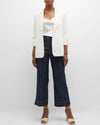 Cinq a Sept Clothing Small | 6 "Khloe Crepe Ruched" Blazer