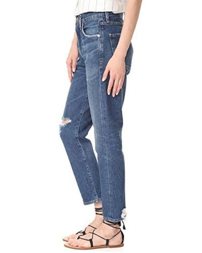 Citizens of Humanity Clothing XS | US 24 "Dree Crop" High Rise Slim Straight Jeans