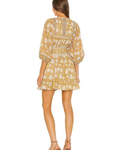 Cleobella Clothing XS Honey "Magdalena" Mini Dress