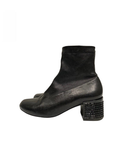 Clergerie Shoes Small | EU 36 Clergerie Black Leather Bead Studded Ankle Boots